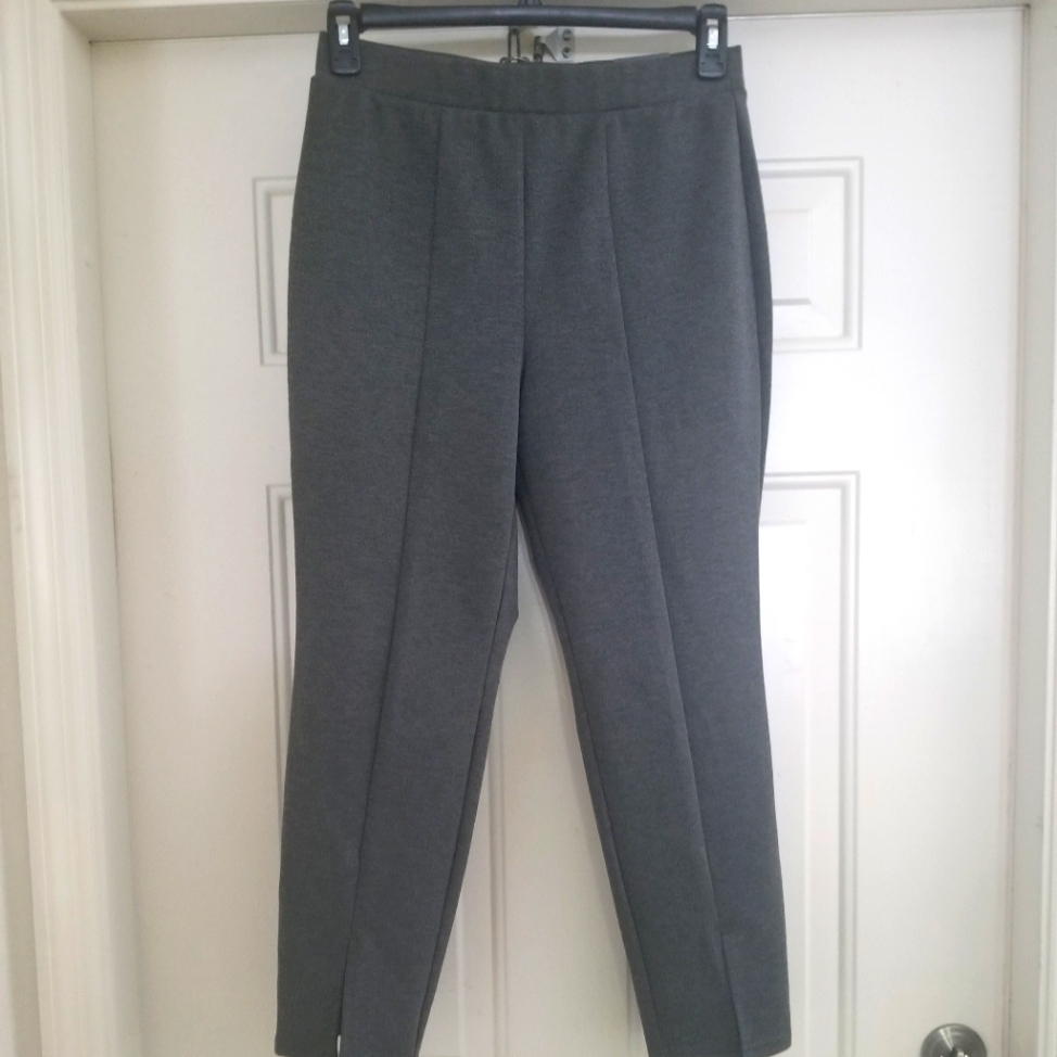 Gray Ponte Slacks